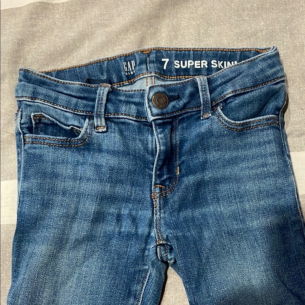 GAP Women's Blue Super Skinny Jeans